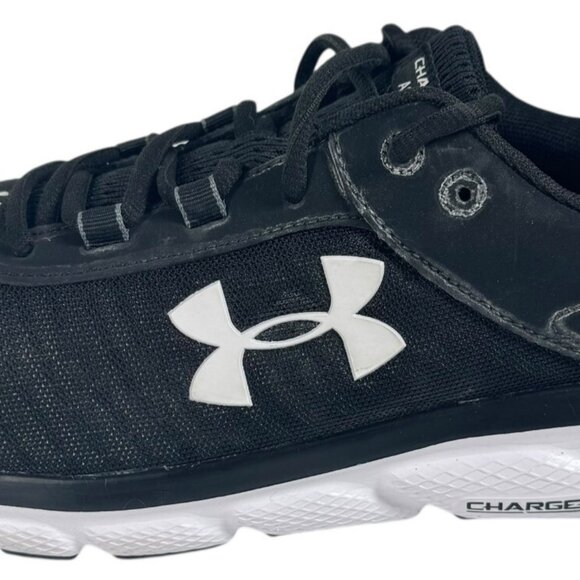 Under Armour Mens Size 10 Charged Assert 8 3021952-001 Running Shoes - Black - Picture 10 of 10
